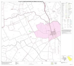 Primary view of object titled 'P.L. 94-171 County Block Map (2010 Census): Bee County, Block 14'.