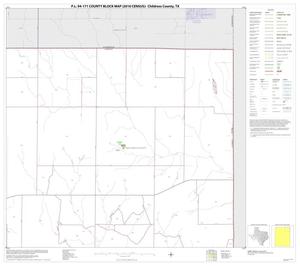 Primary view of object titled 'P.L. 94-171 County Block Map (2010 Census): Childress County, Block 3'.