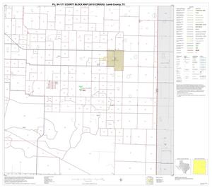 Primary view of object titled 'P.L. 94-171 County Block Map (2010 Census): Lamb County, Block 6'.