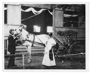 Primary view of object titled 'Mrs. T.C. Bunch, Mayfest, Ft. Worth, Texas in 1895'.