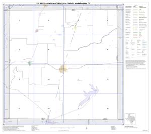 Primary view of object titled 'P.L. 94-171 County Block Map (2010 Census): Haskell County, Index'.