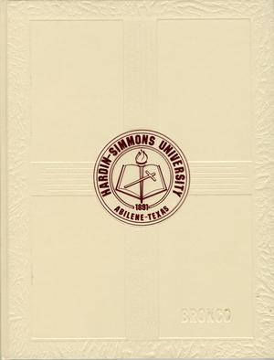 Primary view of object titled 'The Bronco, Yearbook of Hardin-Simmons University, 1992'.