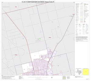 Primary view of object titled 'P.L. 94-171 County Block Map (2010 Census): Dawson County, Inset B01'.