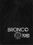 Primary view of The Bronco, Yearbook of Hardin-Simmons University, 1981