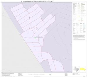 Primary view of object titled 'P.L. 94-171 County Block Map (2010 Census): Bandera County, Inset C01'.