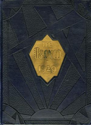 Primary view of object titled 'The Bronco, Yearbook of Simmons University, 1929'.