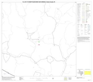 Primary view of object titled 'P.L. 94-171 County Block Map (2010 Census): Sutton County, Block 11'.