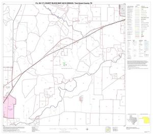 Primary view of object titled 'P.L. 94-171 County Block Map (2010 Census): Tom Green County, Block 12'.