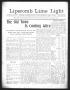 Newspaper: Lipscomb Lime Light (Lipscomb, Tex.), Vol. 2, No. 23, Ed. 1 Thursday,…