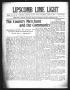 Newspaper: Lipscomb Lime Light (Lipscomb, Tex.), Vol. 3, No. 24, Ed. 1 Thursday,…