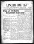 Newspaper: Lipscomb Lime Light (Lipscomb, Tex.), Vol. 3, No. 11, Ed. 1 Thursday,…
