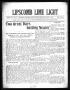 Newspaper: Lipscomb Lime Light (Lipscomb, Tex.), Vol. 2, No. 30, Ed. 1 Thursday,…
