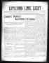 Newspaper: Lipscomb Lime Light (Lipscomb, Tex.), Vol. 2, No. 50, Ed. 1 Thursday,…