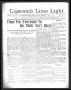 Newspaper: Lipscomb Lime Light (Lipscomb, Tex.), Vol. 2, No. 9, Ed. 1 Thursday, …