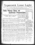 Newspaper: Lipscomb Lime Light (Lipscomb, Tex.), Vol. 1, No. 9, Ed. 1 Thursday, …