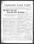 Newspaper: Lipscomb Lime Light (Lipscomb, Tex.), Vol. 2, No. 8, Ed. 1 Thursday, …