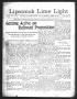 Newspaper: Lipscomb Lime Light (Lipscomb, Tex.), Vol. 1, No. 19, Ed. 1 Thursday,…