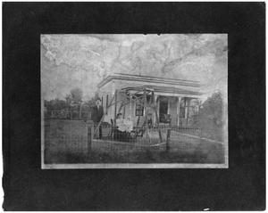 Primary view of object titled '[Family in Their Front Yard]'.