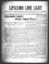 Newspaper: Lipscomb Lime Light (Lipscomb, Tex.), Vol. 4, No. 12, Ed. 1 Thursday,…