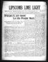 Newspaper: Lipscomb Lime Light (Lipscomb, Tex.), Vol. 3, No. 16, Ed. 1 Thursday,…