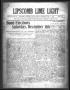 Newspaper: Lipscomb Lime Light (Lipscomb, Tex.), Vol. 4, No. 4, Ed. 1 Thursday, …
