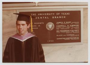 Primary view of object titled '[Todd Bradford Willis in Cap and Gown]'.