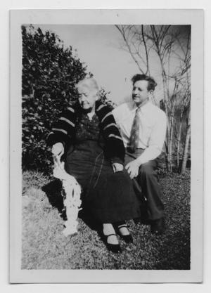 Primary view of object titled '[Photograph of Emma Caroline Smith Dye and Lawton E. Dye]'.