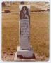 Photograph: [Grave Marker of Joshua Calhoun Howell]