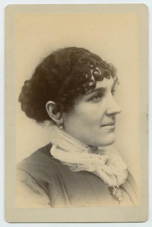 Primary view of object titled '[Photograph of Lucia Kate Elliott Luedde]'.