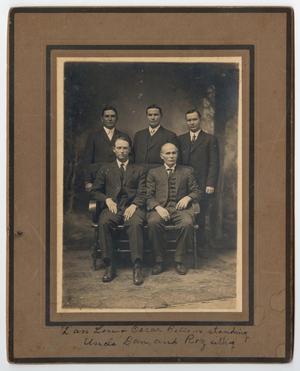 Primary view of object titled '[Photograph of Five Men]'.