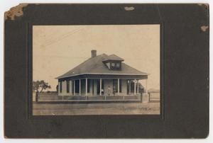 Primary view of object titled '[The Home of D. C. Bellows]'.