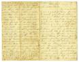 Letter: [Letter to Milton Parks from Dollie Smith, 1864]