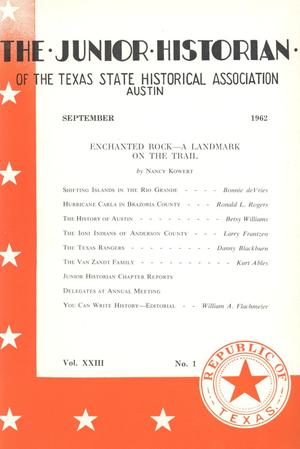 Primary view of object titled 'The Junior Historian, Volume 23, Number 1, September 1962'.