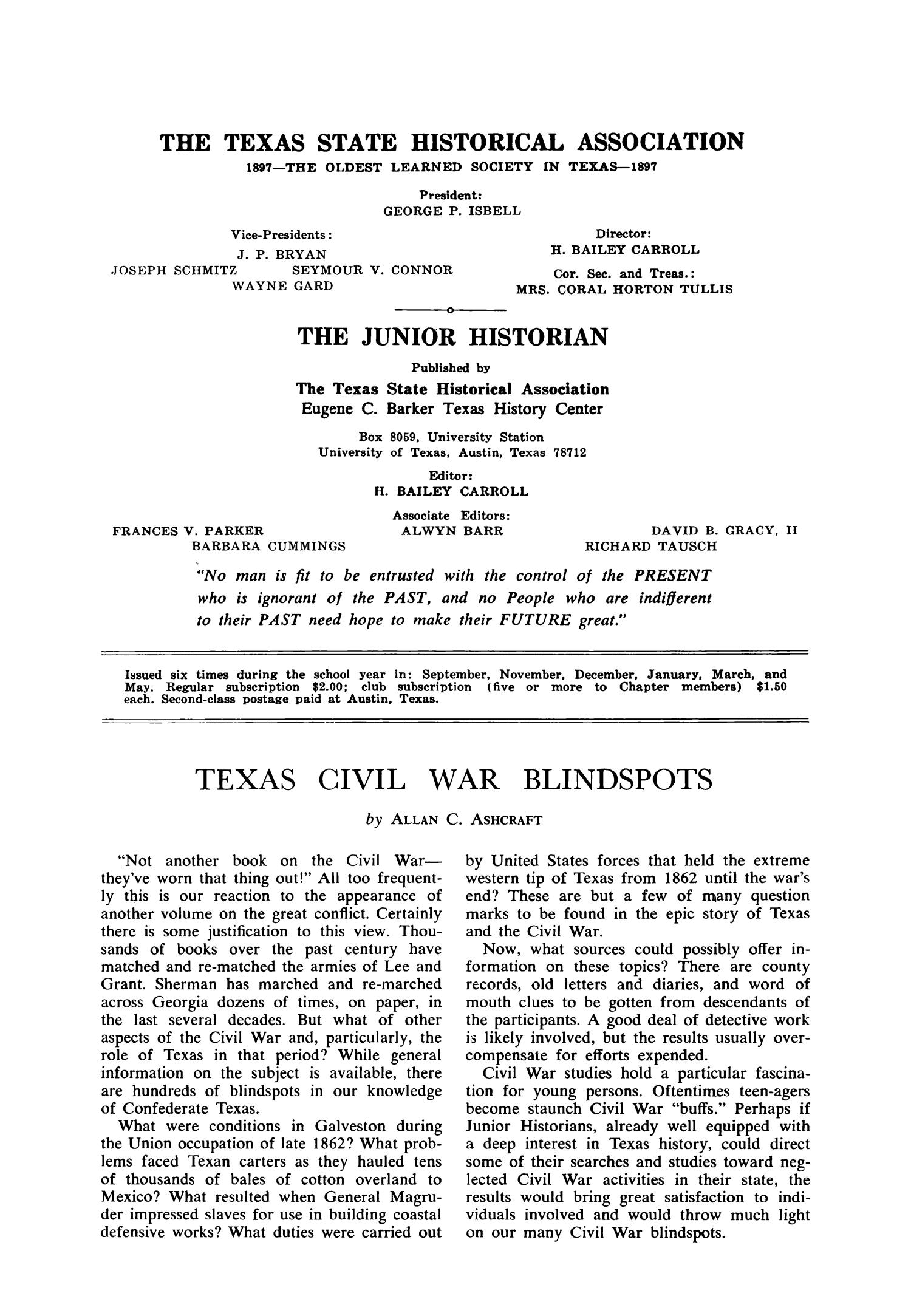 The Junior Historian, Volume 25, Number 2, November 1964
                                                
                                                    Front Inside
                                                