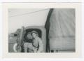 Photograph: [Desmond in Army Truck]