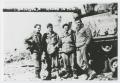 Photograph: [Four Soldiers By Tank]