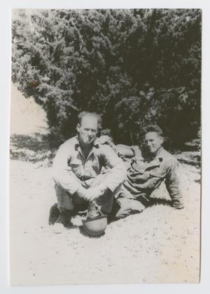 Primary view of object titled '[Photograph of Horner and Caulfield]'.