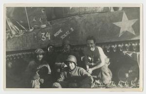 Primary view of object titled '[Madame Schlitz VII Tank Crew]'.