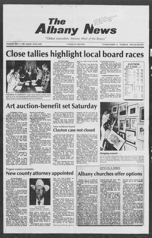 Primary view of object titled 'The Albany News (Albany, Tex.), Vol. 113, No. 48, Ed. 1 Thursday, May 11, 1989'.