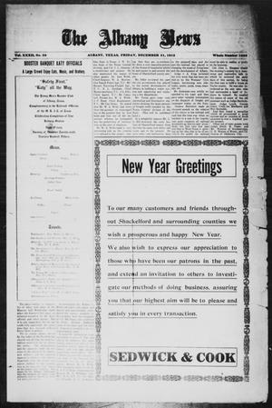 Primary view of object titled 'The Albany News (Albany, Tex.), Vol. 32, No. 30, Ed. 1 Friday, December 31, 1915'.
