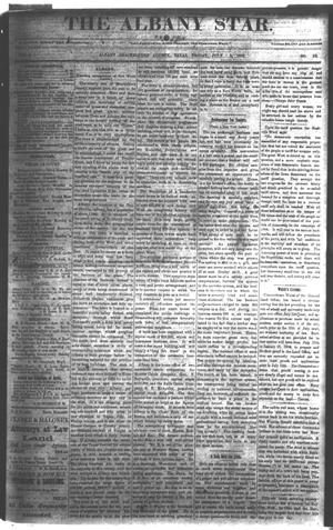 Primary view of object titled 'The Albany Star. (Albany, Tex.), Vol. 1, No. 28, Ed. 1 Friday, July 6, 1883'.