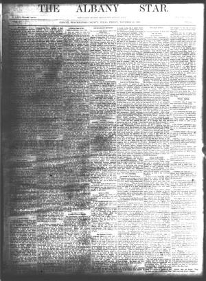 Primary view of object titled 'The Albany Star. (Albany, Tex.), Vol. 1, No. 48, Ed. 1 Friday, November 23, 1883'.