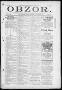 Newspaper: Obzor. (Hallettsville, Tex.), Vol. 21, No. 17, Ed. 1 Thursday, Novemb…