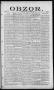 Newspaper: Obzor. (Hallettsville, Tex.), Vol. 17, No. 10, Ed. 1 Sunday, December…