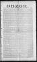 Thumbnail image of item number 1 in: 'Obzor. (Hallettsville, Tex.), Vol. 18, No. 5, Ed. 1 Thursday, October 1, 1908'.