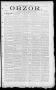 Thumbnail image of item number 1 in: 'Obzor. (Hallettsville, Tex.), Vol. 20, No. 15, Ed. 1 Thursday, November 10, 1910'.