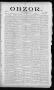 Thumbnail image of item number 1 in: 'Obzor. (Hallettsville, Tex.), Vol. 17, No. 4, Ed. 1 Sunday, September 15, 1907'.