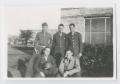Photograph: [Five Soldiers in Dress Uniforms]