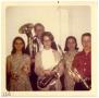 Photograph: [Students with instruments]