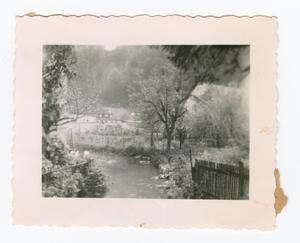 Primary view of object titled '[A Brook and Hill in Blaubeurin, Germany]'.